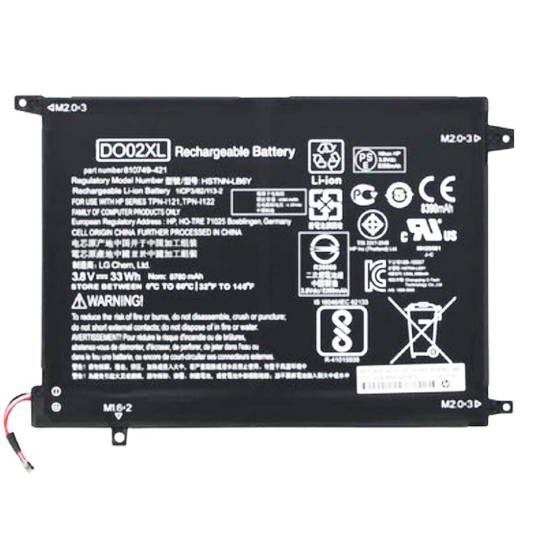 HP Pavilion X210 N013DX X2 10 inch x2 10 N007TU TPN I121 TPN I122 HSTNN LB6Y DO02XL DO02XL notebook 