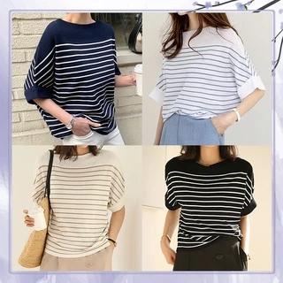 QKshop สายออฟฟิตต้องจัด📣📣 เสื้อลายทางสไตล์ดูดี ให้ลุคดูน่ามองมากๆ สีไหนก็สวยอ่ะแม๊✨️✨️