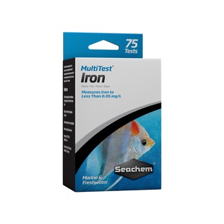 Seachem MultiTest™ Iron ชุดวัดธาตุเหล็กในน้ำได้น้อยกว่า 0.05 มก.