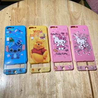 เคสโทรศํพท์.เคส+ฟิล์มกระจกประกบหน้าหลังลายการ์ตูน(สิ้นค้าพร้อมส่ง)สำหรับรุ่น VIVO Y21 (2021) Y12A-Y12S-Y20-Y12/Y15/Y17/Y