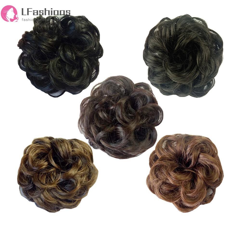 Lfashion Synthetic Hairpieces Scrunchie Bun Ponytail Extensions