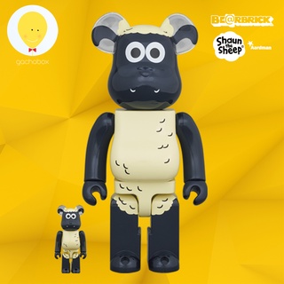 gachabox Bearbrick Shaun 100%+400% Shaun the Sheep - แบร์บริค ของแท้ Be@rbrick ฟิกเกอร์ Medicom Toy