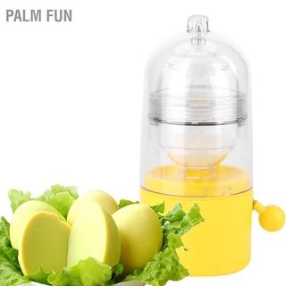 Palm Fun Egg Scrambler Shaker Whisk Hand Powered Golden Maker Eggs Yolk White Mixer Kitchen Gadgets