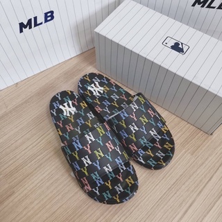 พร้อมส่ง รองเท้าแตะ MLB new mound monogram