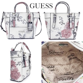 GUESS MINI PRINTED FLOWERS CROSS BODY BAG