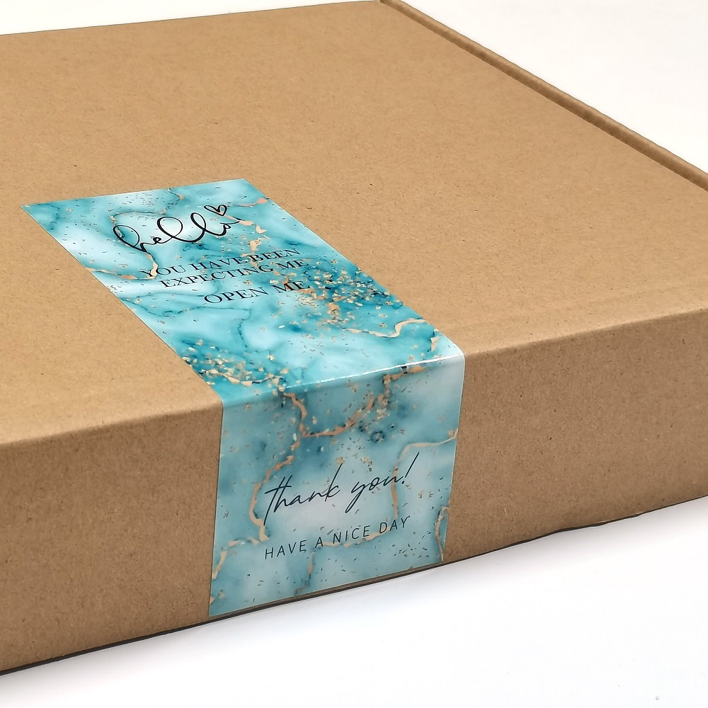 สติกเกอร์ฉลากซีลลามิเนต Thank You ขนาดเล็ก 6*15 ซม. กันน้ํา สวยหรู สําหรับติดตกแต่งบรรจุภัณฑ์ 30 ชิ้น - รูปที่ 6