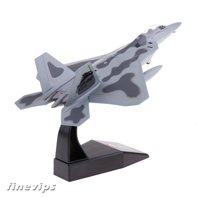 FinevipsMY 1100 Scale Retro Alloy Aircraft Model Diecast Military F22 ...