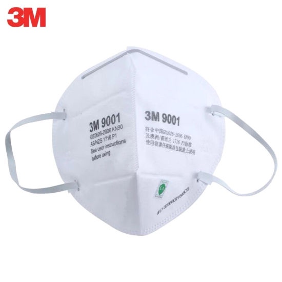 ของแท้💯🔥พร้อมส่ง🔥หน้ากากป้องกันฝุ่น 3M รุ่น 9001 P1 สายรัดคาดหู หายใจสะดวก (กล่อง 50 ชิ้น)