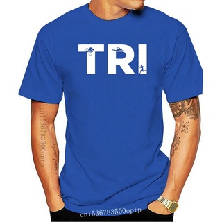 เสื้อยืด ลาย Triathlon สีดํา สําหรับผู้ชาย