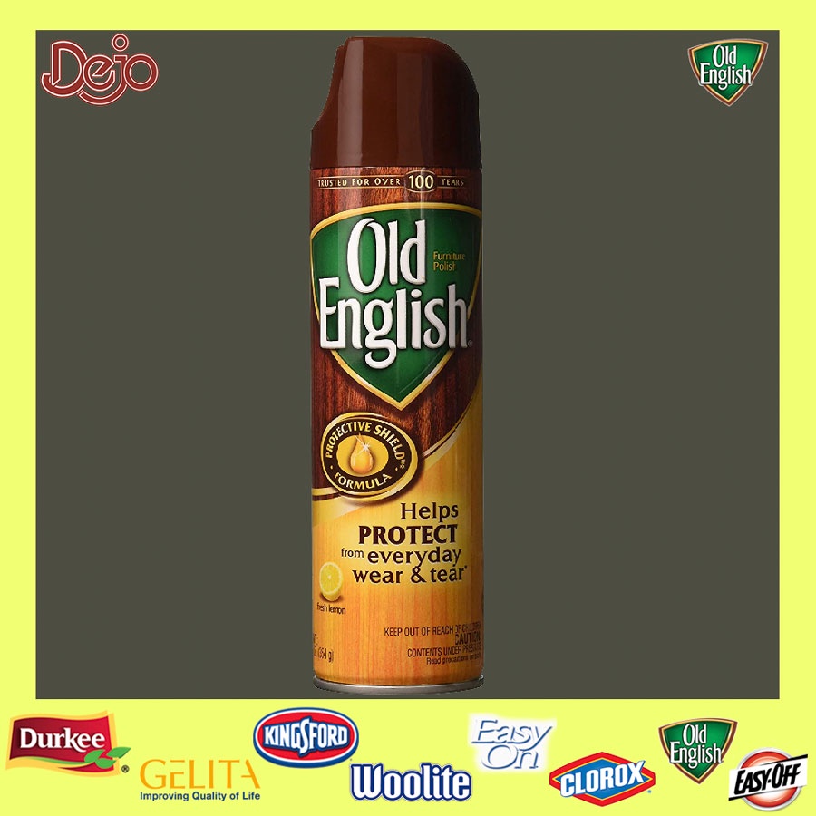 Old English Aerosol Furniture Polish โอลด์อิงลิช สเปรย์ทำความสะอาดและขัดเงาเฟอร์นิเจอร์ไม้ 354 กรัม