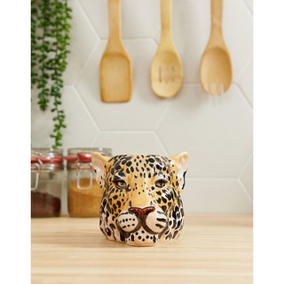 แก้ว Talking Tables leopard head mug