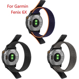 สายนาฬิกาข้อมือไนล่อน แบบแห้งเร็ว ขนาด 26 มม. สําหรับ Garmin Fenix 6X 5X Garmin Enduro