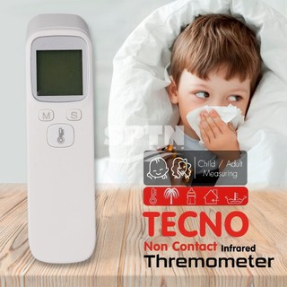 เครื่องวัดอุณหภูมิ Thermometer อินฟราเรด เครื่องวัดอุณหภูมิ หน้าผาก แบบไม่สัมผัส TECNO NON CONTACT INFRARED THERMOMETER