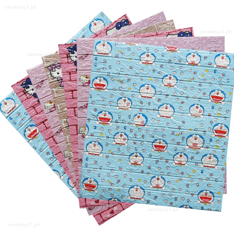 ลดราคา สติกเกอร์วอลเปเปอร์โฟม ลายการ์ตูนอิฐ 3D กันน้ํา สําหรับติดตกแต่งผนังห้องนอน ห้องนั่งเล่น DIY