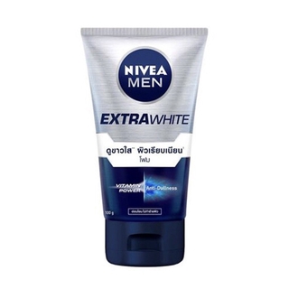 Nivea men Extra White 100ml ดูขาวใส เรียบเนียน โฟม 0 กก.