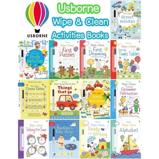 Usborne Wipe &amp; Clean Activity Box Set เซตหนังสือกิจกรรมสำหรับเด็ก