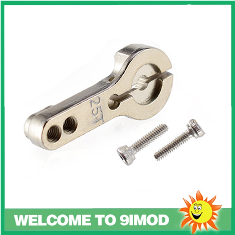 9imod 25T แขนสวิงเซอร์โวโลหะ 25T สีเงิน อุปกรณ์เสริม