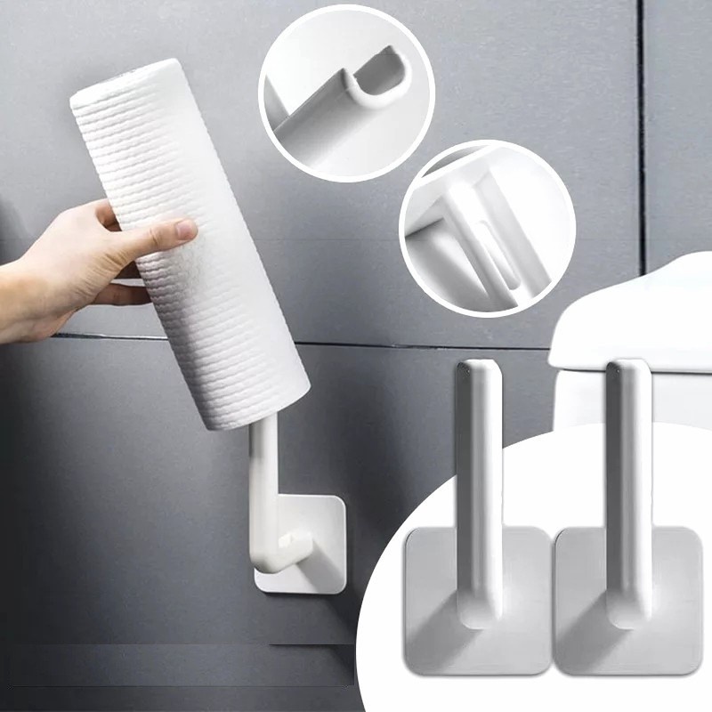 GANTUNGAN ไม้แขวนเสื้ออเนกประสงค์ TISSUE Roll Hanger