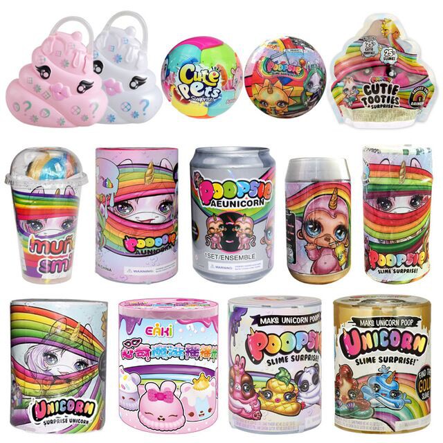 Lol Surprise Poopsie Slime Unicorn Tooties Shake ของเล่นตุ๊กตา