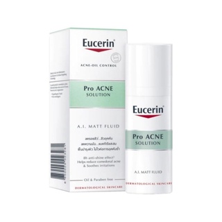 Eucerin ProACNE Solution A.I. Matt Fluid 50ml. มอยส์เจอไรเซอร์ลดรอยสิว