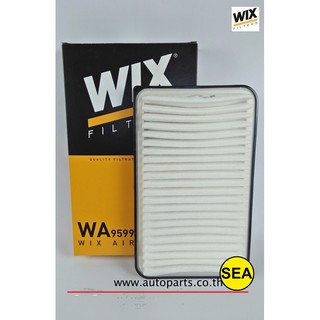 ไส้กรองอากาศ WIX สำหรับ TOYOTA CAMRY 2.0/2.4 ACV30  WA9599 (1ชิ้น)