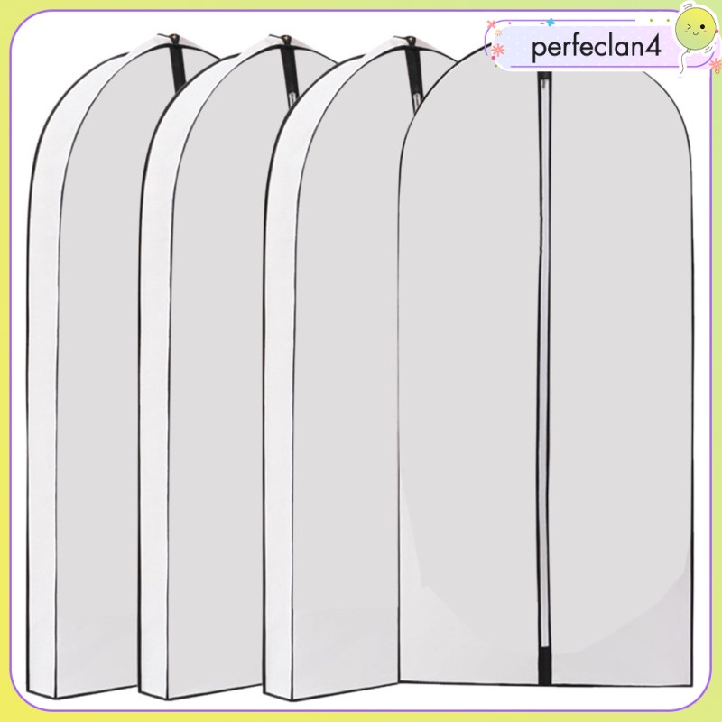 [Love Home] 4x Dustproof Garment Bag Lightweight Cover Zipper Nonwoven