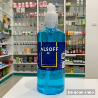 เจลล้างมือ 450ml ALSOFF📣มี อย. ขวดฝาปั๊ม