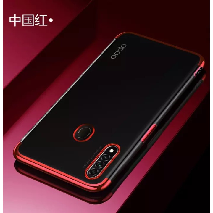 [ส่งจากไทย] Case OPPO A31 เคสใสกันกระแทก ขอบสีหลังใส เคสโทรศัพท์ ออฟโป้ เคส Oppo A31 เคสซิลิคอน TPU 