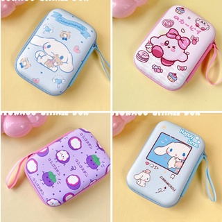 กระเป๋าเคสฮาร์ดดิสก์ HDD แบบพกพา ลาย Cinnamoroll Kirby น่ารัก สําหรับฮาร์ดไดรฟ์ หูฟัง ดิสก์ U 2.5 นิ้ว