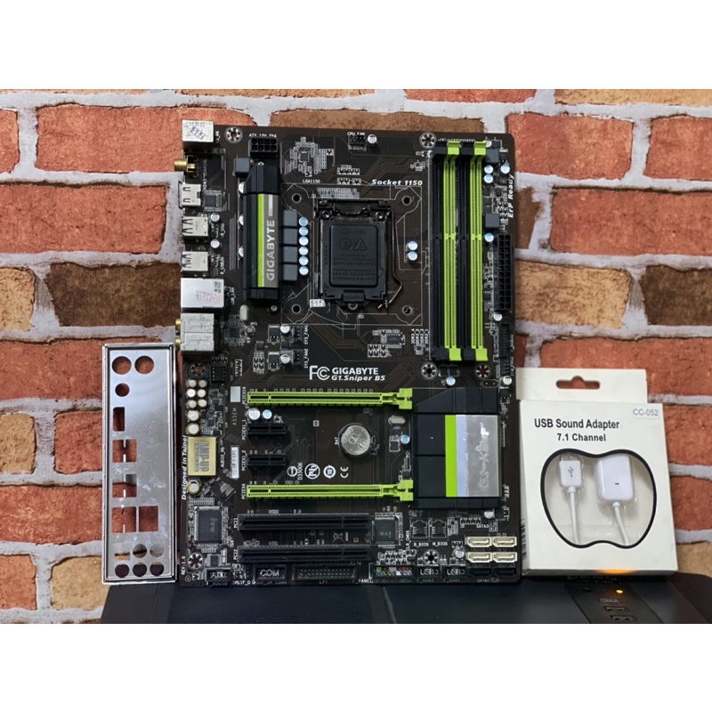 mb 1150  g1 sniper  b5 giggabyte รองรับ cpu i3 i5 i7 gen 4 อ่านรายละเอียดก่อนสั่งซื้อ