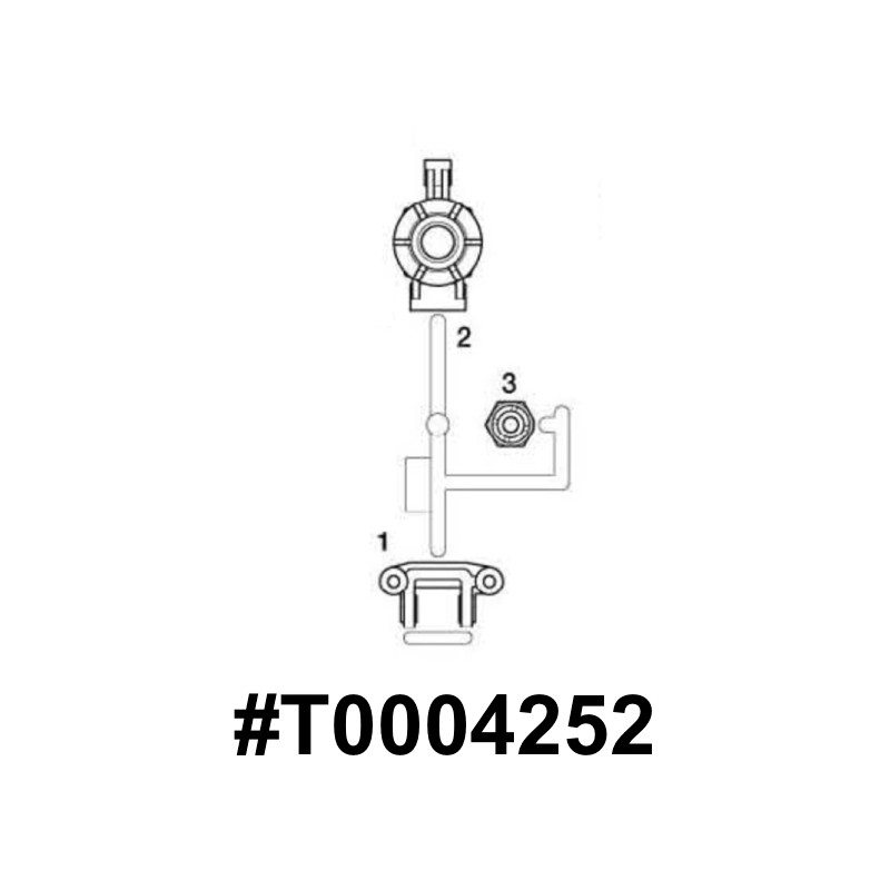 TAMIYA AM 0004252 B parts สำหรับ DT-02 และ DT-03