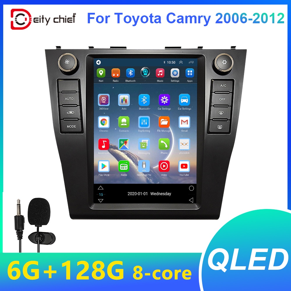 Multimedia Player For Camry Toyota 2006 2012 Camry Car Radio GPS Navigation Android Tesla