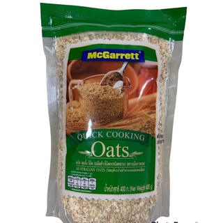 ตรา แม็กกาแรต ข้าวโอ๊ตปรุงสุกเร็ว 400g  McGarrett Quick Cooking Australian Oats 400g