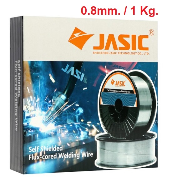 JASIC ลวดเชื่อมฟลักคอร์ E71T-GS ขนาด 0.8mm./1Kg.  E71T-0.8-1-J / J072-0195