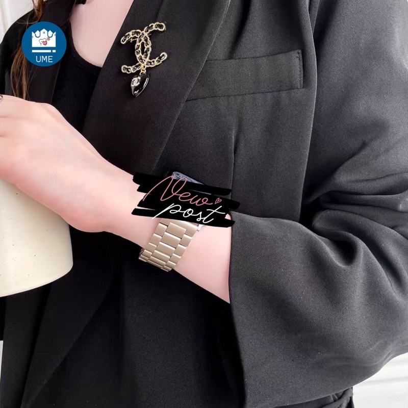 สาย smart watch ultra 10 9 8 7 Se 6 5 4 3 สายยาง สายนาฬิกา งานเลส ปรับความยาวได้ พร้อมส่ง ทุกขนาด สายนาฬิกา smart watch