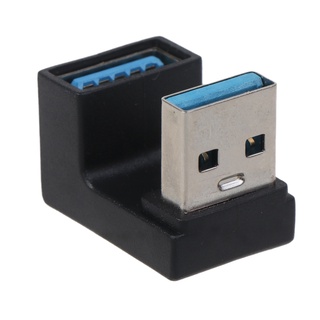 Rr อะแดปเตอร์เชื่อมต่อ USB 3 0 5Gbps มุม 180 องศา ตัวผู้ เป็นตัวเมีย สําหรับ LTE เป็นพาวเวอร์แบน