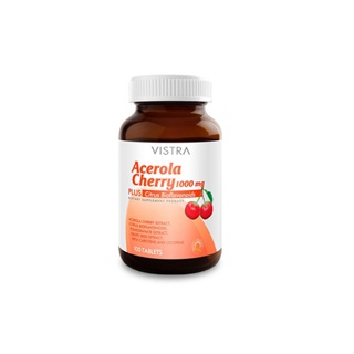 VISTRA Acerola Cherry 1000 mg. (100 Tablets) 145g.