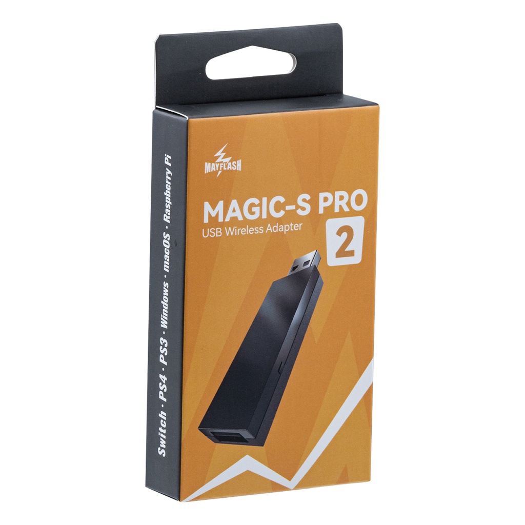 Mayflash MAGIC-S PRO 2 อะแดปเตอร์ควบคุมบลูทูธไร้สาย USB สําหรับ PS4 Switch Windows macOS
