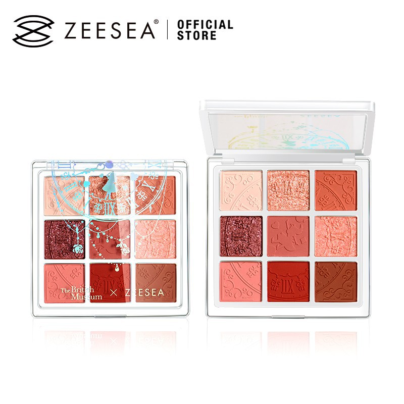 Zeesea X พาเลตต์อายแชโดว์ 9 สี