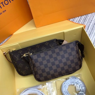 🎉น่ารักมาก ขายดีที่สุด 🎉❤️Sale1990ใบสุดท้ายแล้วจ้า ❌Louis Vuitton pochette 🎉🎉 ✅งานออริ งานดีสุด แสตมดี เดทโค้ทชัด