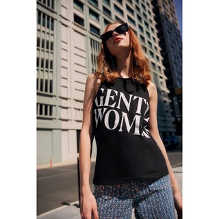 เสื้อยืดแขนกุด Gentlewoman สวย เปรี้ยว เท่