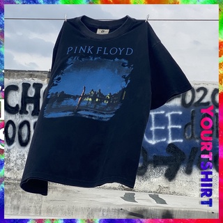 เสื้อยืด พิมพ์ลายกราฟฟิค Pink Floyd สไตล์วินเทจ โอเวอร์ไซซ์ สําหรับผู้ชาย คู่รัก