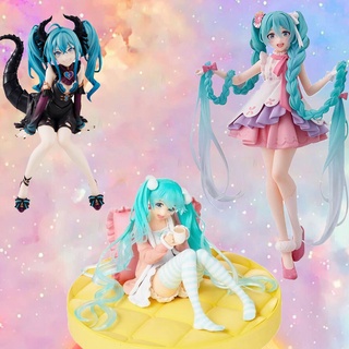 โมเดลฟิกเกอร์ PVC อนิเมะ Hatsune Miku Kawaii Little Devil Ver ของเล่นสะสม สําหรับเด็ก