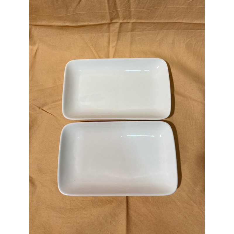 จานเซรามิคสี่เหลี่ยมยาว ขนาด9