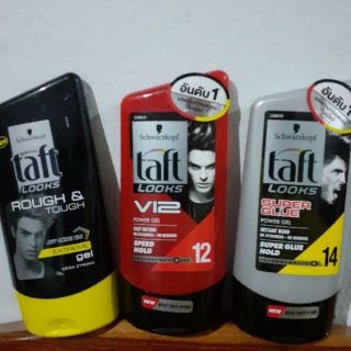 150 - 300ml เจลจัดแต่งทรงผม schwarzkopf Taft power gel ผมอยู่ทรงนาน ผมยุ่ง เซอร์