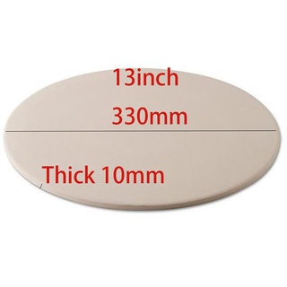 13 Inch Pizza Stone for Cooking Baking Grilling Tools for Bread Tray Ready Stock