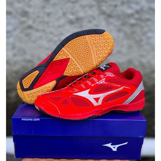 Mizuno thunder blade mid รองเท้าผ้าใบลําลอง สีแดง เหมาะกับการเล่นวอลเลย์ 40_44