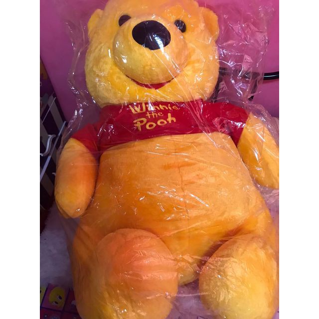 ตุ๊กตาหมีพูห์ตัวใหญ่ ขนาด 100-110 ซม. ขนนุ่มนาโน ใส่เสื้อน่ารัก ตัวใหญ่กอดได้ พร้อมส่งมีเก็บปลายทาง - รูปที่ 5