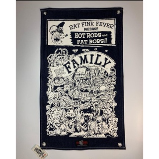 Rat Fink denim display banner ผ้าแขวนผนัง ตกแต่งร้าน