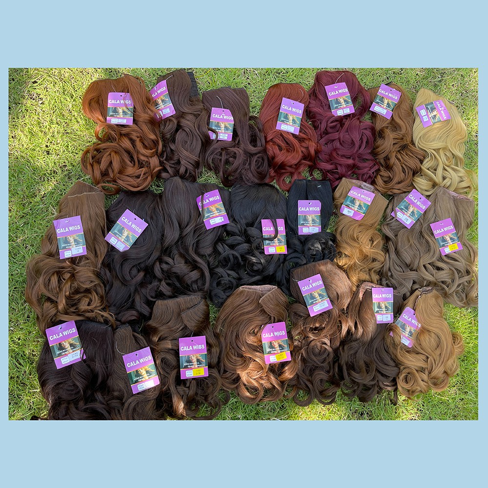 แฮร์พีช hairpiece  แฮร์พีชcalawigsราคาส่ง รหัส1193 กว้าง28cmยาว55cm ชิ้นหนาพิเศษไหมด้านเหมือนผมจริง แฮร์พีชลอนยาว